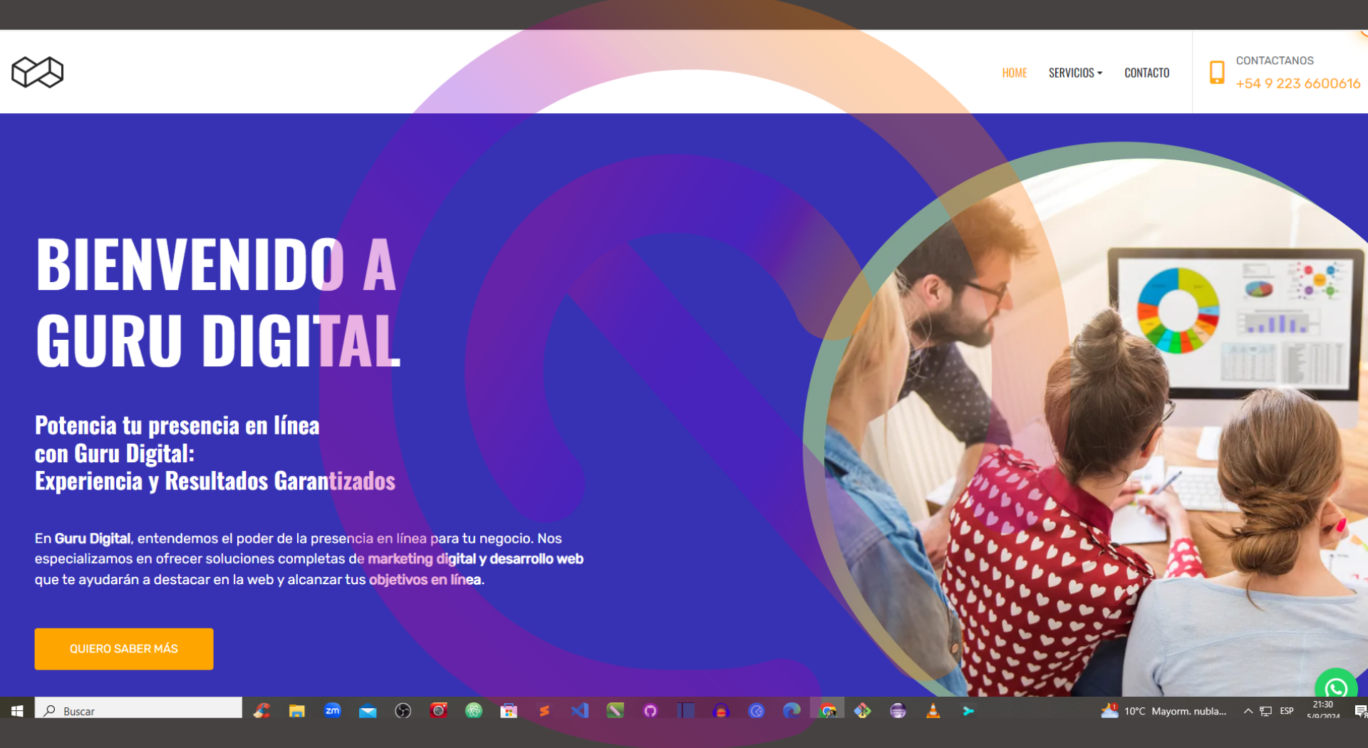 Guru Digital - Desarrollo Web a Medida + CMS